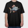 Watercolor Fish Fantasy, Tricou Oversize Barbati (Unisex)