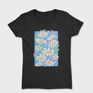 Daisy Flowers Composition Danish, Tricou Femei