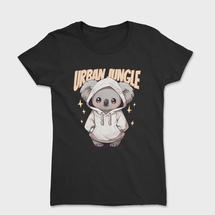 Cute Koala Urban, Tricou Femei