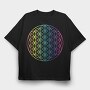 Life Flower, Tricou Oversize Barbati (Unisex)
