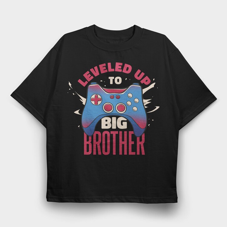 Leveled Up, Tricou Oversize Barbati (Unisex)
