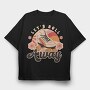 Lets Roll Away, Tricou Oversize Barbati (Unisex)