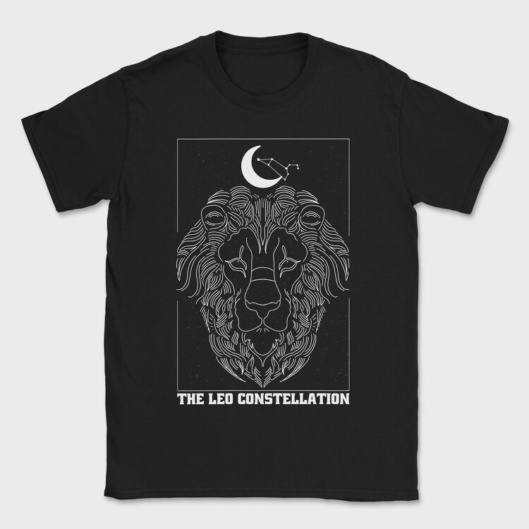 Leo Constellation, Tricou Barbati (Unisex)