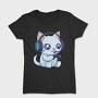 Cute Gamer Cat, Tricou Femei