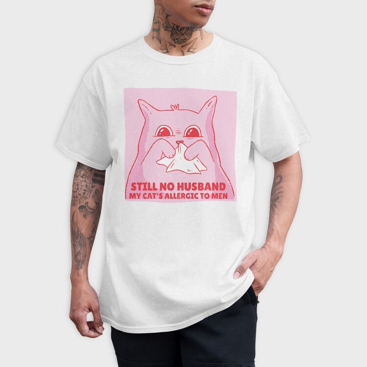 Allergic Cat, Tricou Barbati (Unisex)