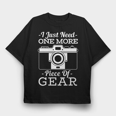 Camera Gear Photographer, Tricou Oversize Barbati (Unisex)