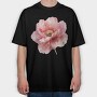 Watercolor Flower Glow, Tricou Oversize Barbati (Unisex)