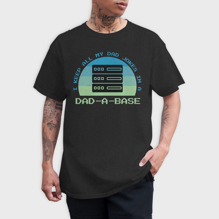 Dad Jokes Technology Sunset, Tricou Barbati (Unisex)