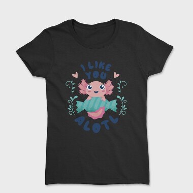 Cute Happy Baby Axolotl, Tricou Femei