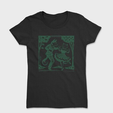 Dancing Foxes Tote, Tricou Femei