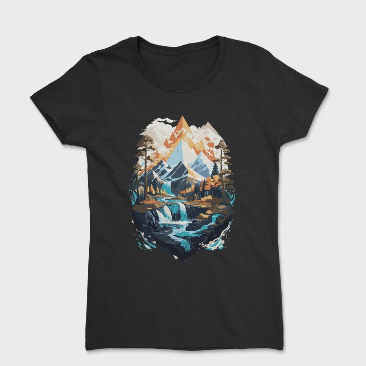 Landscape Winter, Tricou Femei