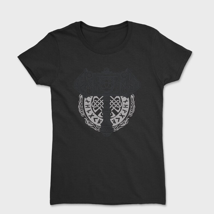 Knot Viking Mjolnir, Tricou Femei