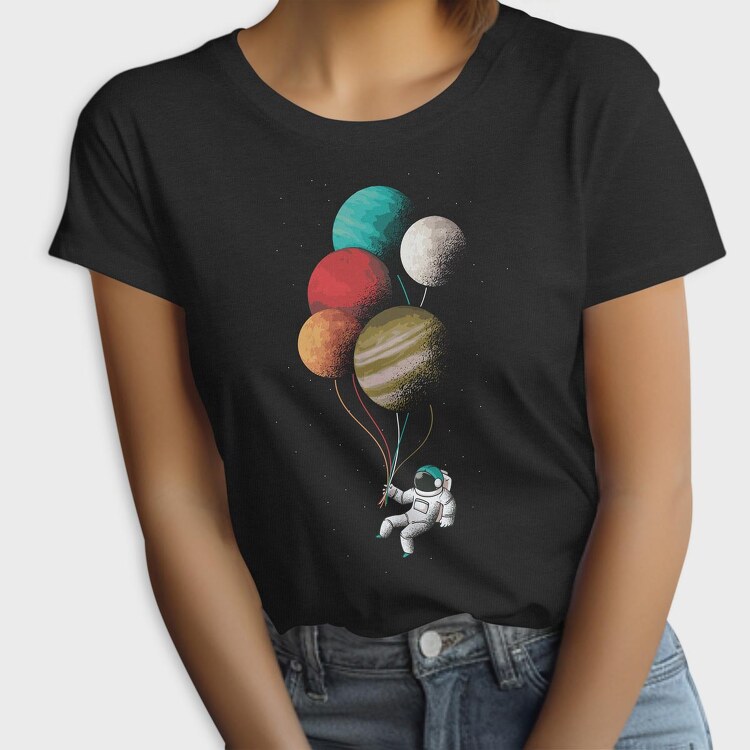 Astronaut Balloons, Tricou Femei