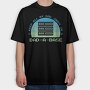Dad Jokes Technology Sunset, Tricou Oversize Barbati (Unisex)