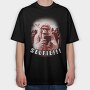 Yeti Selfie Humor, Tricou Oversize Barbati (Unisex)