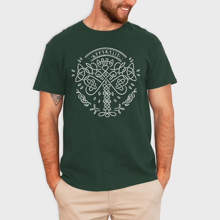 Yggdrassil Tree, Tricou Barbati (Unisex)