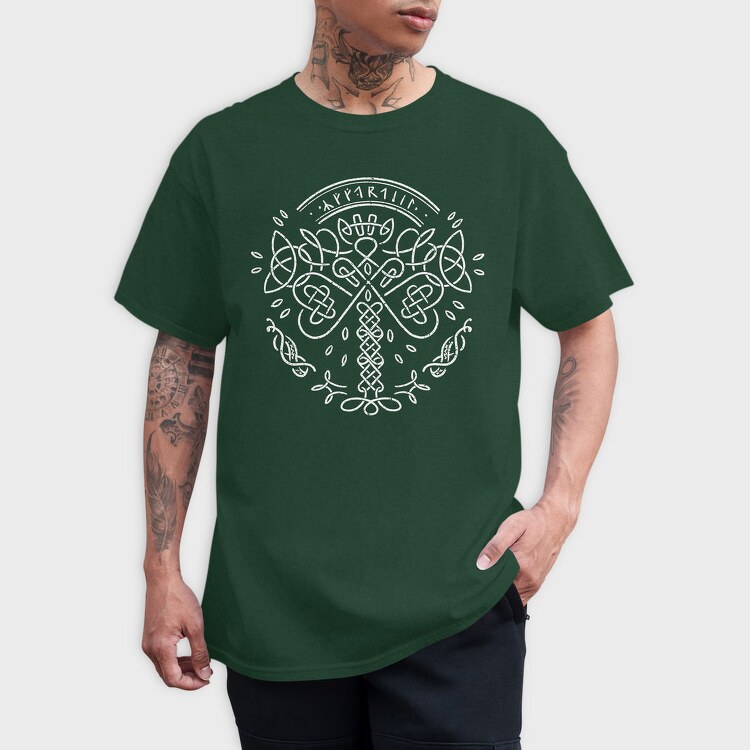 Yggdrassil Tree, Tricou Barbati (Unisex)