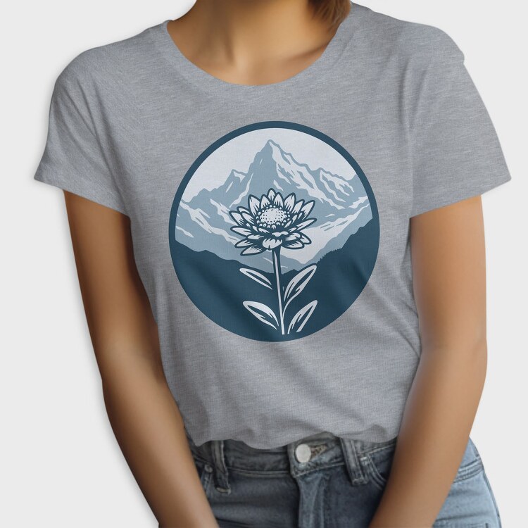 Alpine Flower Circle, Tricou Femei