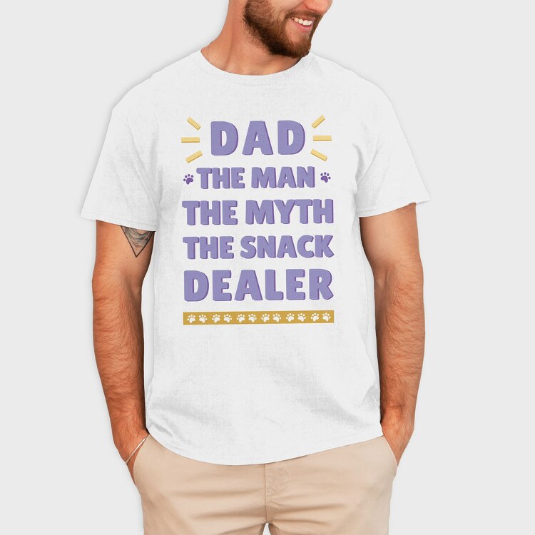 Dad Snack Dealer, Tricou Barbati (Unisex)