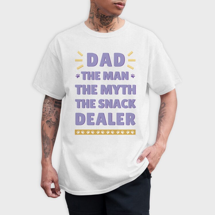 Dad Snack Dealer, Tricou Barbati (Unisex)