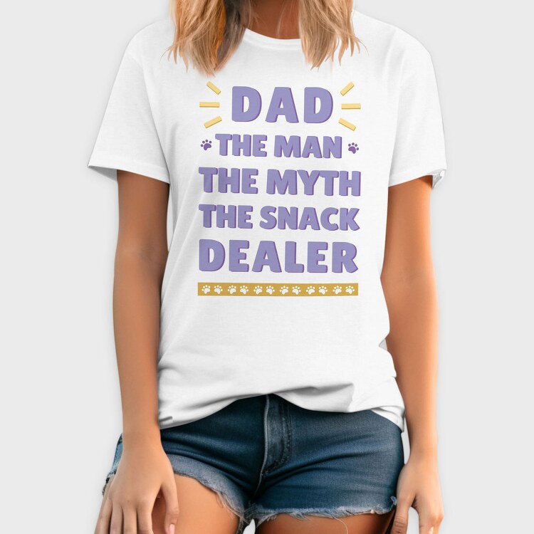 Dad Snack Dealer, Tricou Barbati (Unisex)