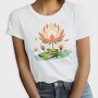 Flower And Frog Lotus, Tricou Femei