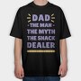 Dad Snack Dealer, Tricou Oversize Barbati (Unisex)