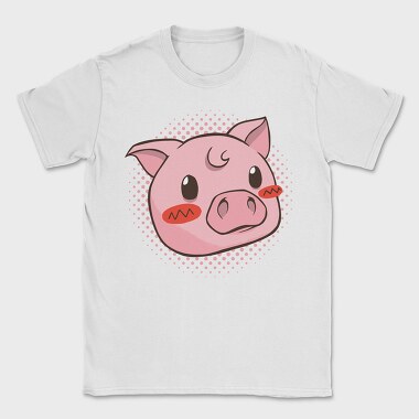 Cute Pig Piggy, Tricou Barbati (Unisex)