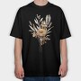 Watercolor Fall Bouquet, Tricou Oversize Barbati (Unisex)