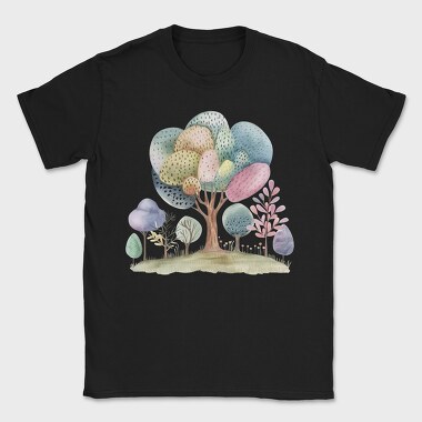 Watercolor Forest Clips, Tricou Barbati (Unisex)