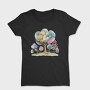 Watercolor Forest Clips, Tricou Femei