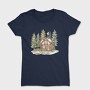 Watercolor Forest House, Tricou Femei