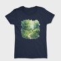 Watercolor Forest Path, Tricou Femei