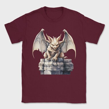 Watercolor Gargoyle Stone, Tricou Barbati (Unisex)