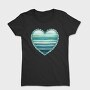 Watercolor Heart Pattern, Tricou Femei