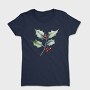Watercolor Holly Branch, Tricou Femei