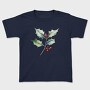 Watercolor Holly Branch, Tricou Copii