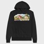 Watercolor Homes Nature, Hanorac Oversize Barbati (Unisex)