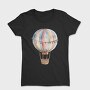 Watercolor Hotairballoon, Tricou Femei