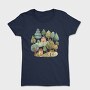 Watercolor House Clipart, Tricou Femei