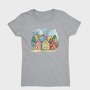 Watercolor Houses 15, Tricou Femei