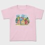 Watercolor Houses 15, Tricou Copii