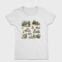 Watercolor Houses Nordic, Tricou Femei