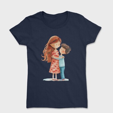 Watercolor Hug Love, Tricou Femei