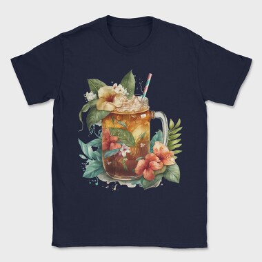 Watercolor Iced Tropical, Tricou Barbati (Unisex)