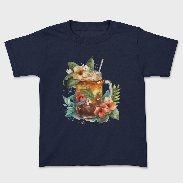 Watercolor Iced Tropical, Tricou Copii