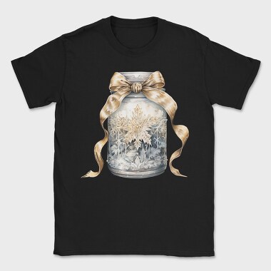 Watercolor Jar Mistletoe, Tricou Barbati (Unisex)