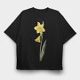 Watercolor Jonquil March, Tricou Oversize Barbati (Unisex)