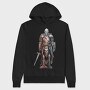 Watercolor Knight Armor, Hanorac Oversize Barbati (Unisex)