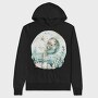Watercolor Mermaid Ocean, Hanorac Oversize Barbati (Unisex)